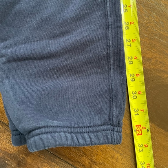 Polo Ralph Lauren 10/12 M Kids Navy Blue Fleece Knit Sweatpants Joggers Red Pony - Picture 10 of 11